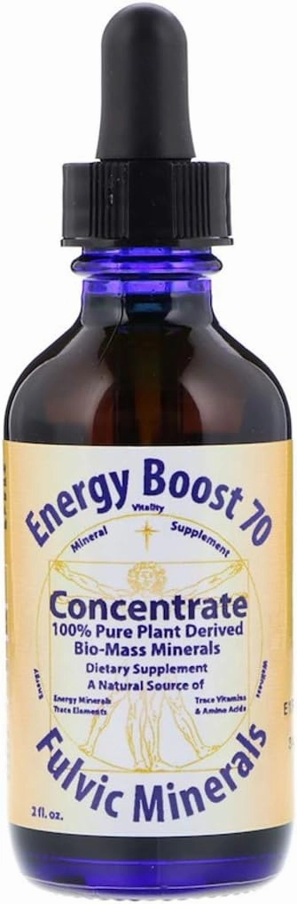 Morningstar Minerals Energy Boost 70 Concentrate Fulvic Minerals 2 Fl Oz