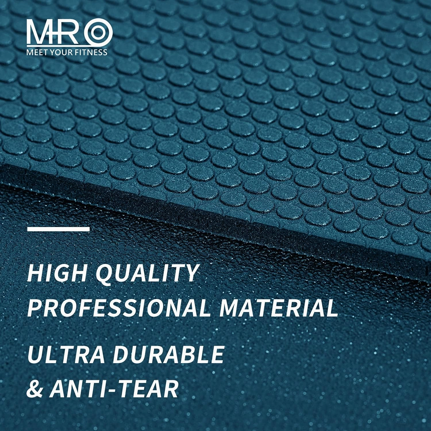 MRO Extra Large Exercise Mat For Home Gym, 8'x4.5'/7'x4.5'/6'x4.5'(7mm) Workout Mats for Gym Flooring, Non-Slip, Extra Thick Durable Cardio Mat, Ideal for Plyo, Weights, MMA, Jump Rope -Shoe Friendly