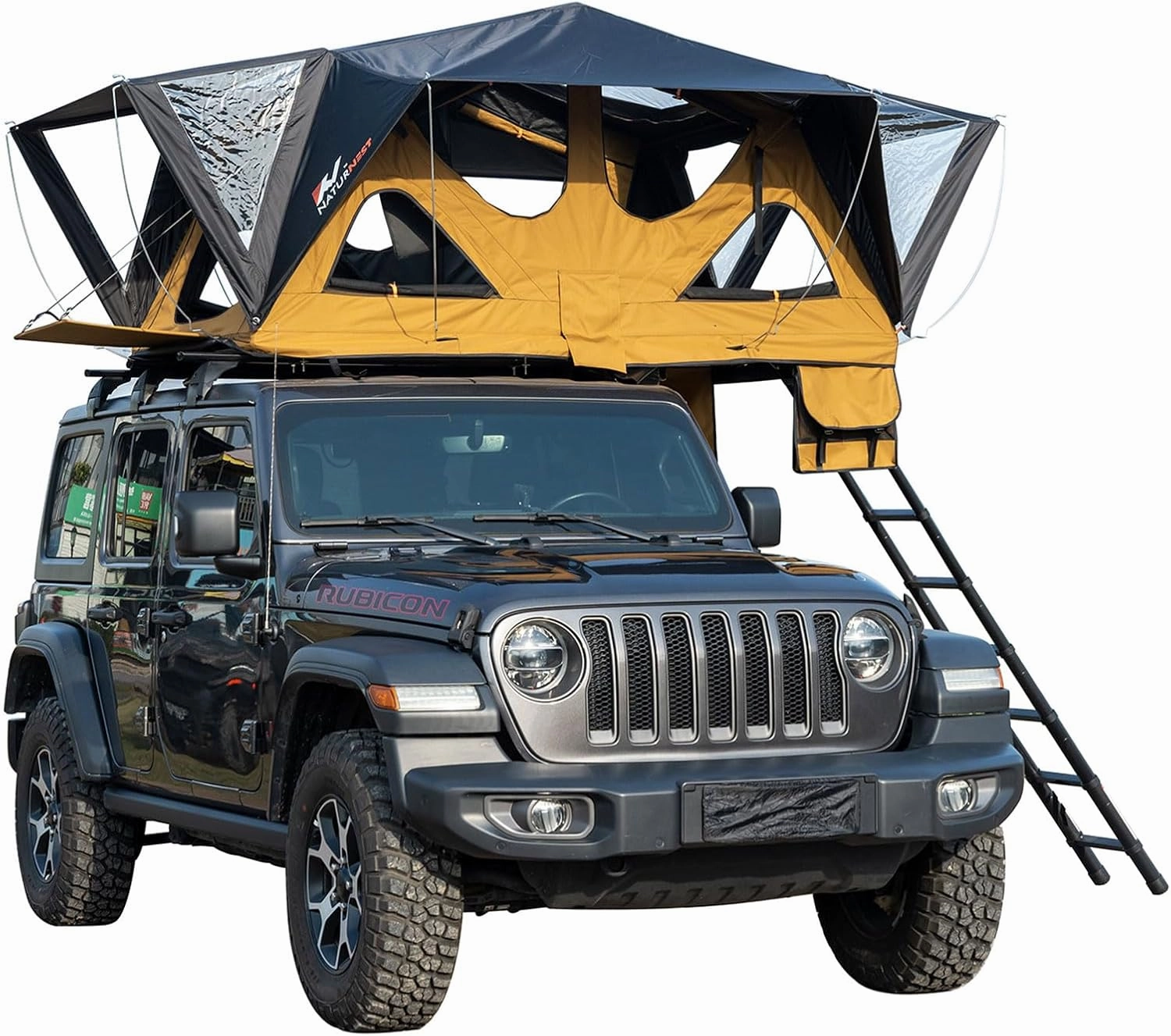 Naturnest Andromeda Rooftop Tent, Soft Shell Rooftop Tent, Rooftop Tent for Vans, Jeeps, SUVs, Trucks, Increased Use Area 2-3 Person Tent