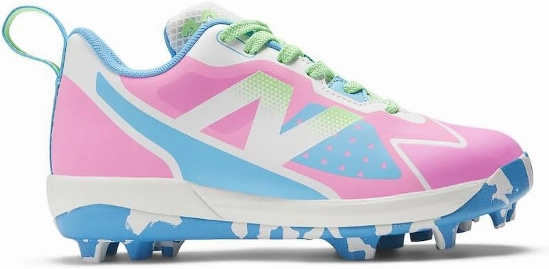 New Balance Unisex-Child Romero Duo V2 Rubber Molded Baseball Shoe