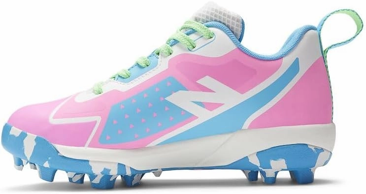 New Balance Unisex-Child Romero Duo V2 Rubber Molded Baseball Shoe