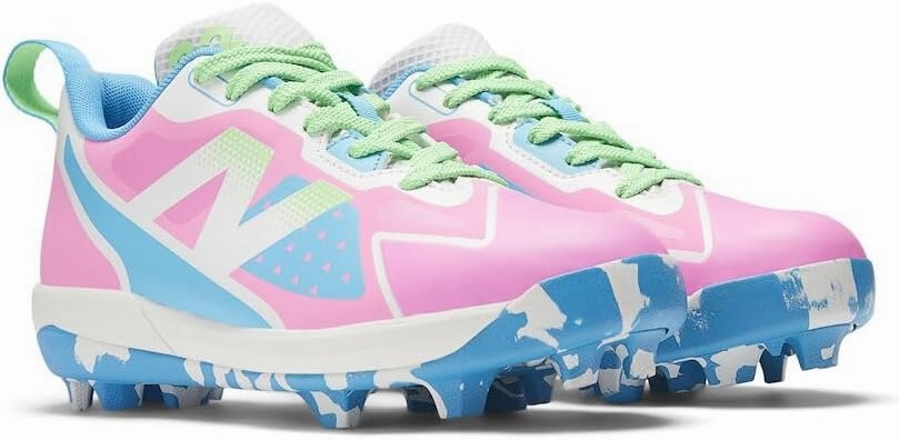New Balance Unisex-Child Romero Duo V2 Rubber Molded Baseball Shoe