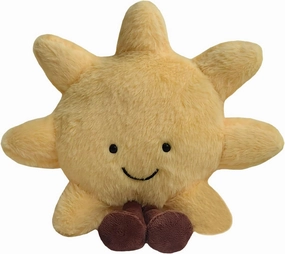 New Sun Plush Moon Plush Toy,Soft Bedside Sofa Pillows Stuffed Animal Plushie Doll Toys Room Decoration Gift for Kids Children (Sun), Yellow