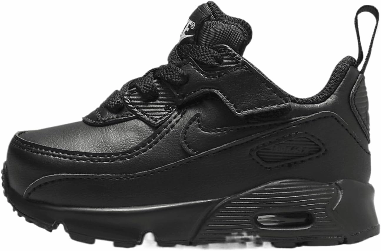 Nike Air Max 90 EasyOn Baby/Toddler Shoes (HF6359-001, Black/Black/Black) Size 3