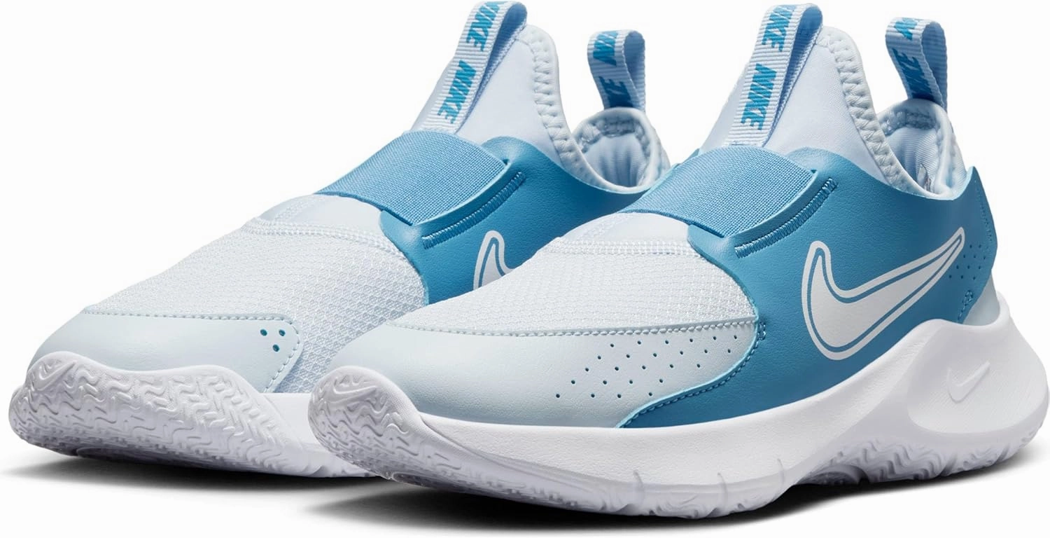 Nike Flex Runner 3 Big Kids' Road Running Shoes (FN1294-402, Blue Tint/Blue Beyond/White)