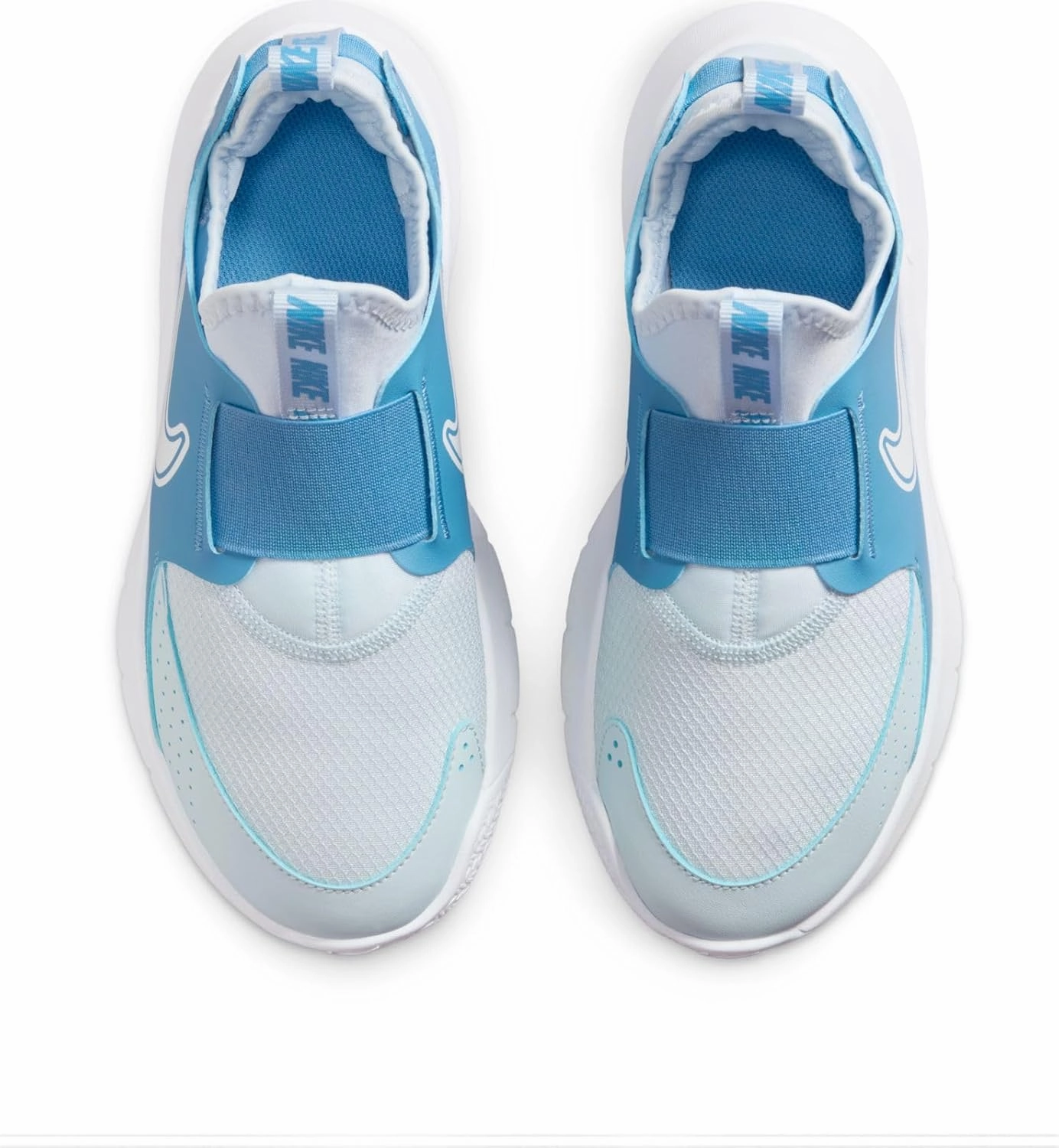 Nike Flex Runner 3 Big Kids' Road Running Shoes (FN1294-402, Blue Tint/Blue Beyond/White)
