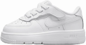 Nike Force 1 Low EasyOn Baby/Toddler Shoes (FN0236-111, White/White/White) Size 4