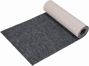 Nuanchu Large Semi Finished Outdoor Mat 16 x 79 Inch Narrow Door Mat Non Slip Boot Rugs Waterproof Carpet Roll for Bathroom Entryway Indoor Outdoor(Classic Grey,1 Roll)