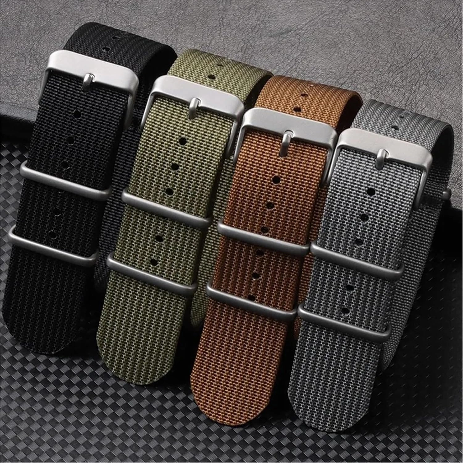 Nylon Canvas Watch Band 18mm 20mm 22mm Soft Sport Wristbelt Universal Braided Smartwatch Band Men Women