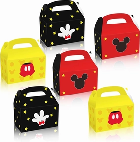 OULUN 12Pcs Cartoon Mouse Gift Box,3 Styles of Cute Mouse Theme Party Favor Candy Boxes,for Kids Cartoons Theme Birthday Party Gift Giving Favors Decorations Supplies