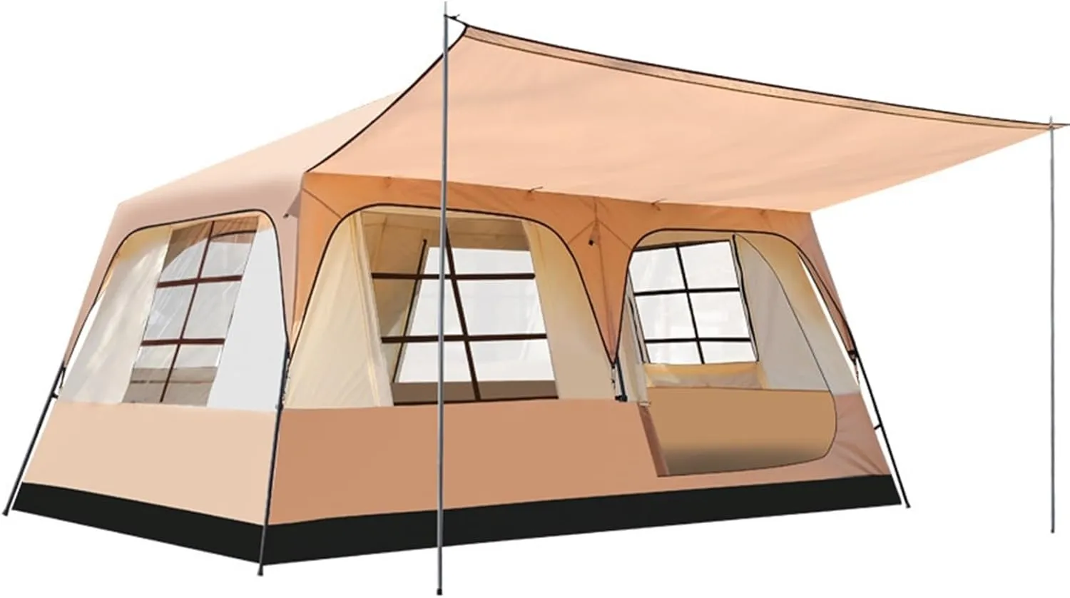 Outdoor Rainproof Portable Camping Tent Canopy Multi-Person Camping