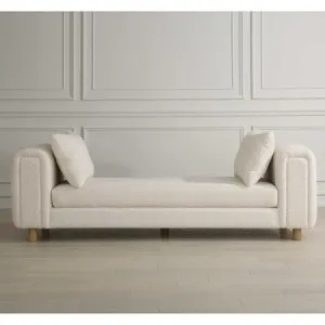 Oversize Faux Sheepskin Bench/Daybed