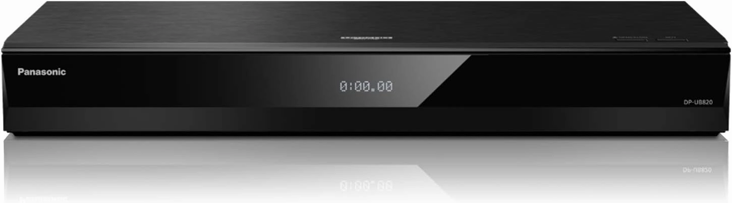 Panasonic Streaming 4K Blu Ray Player with Dolby Vision and HDR10  Ultra HD Premium Video Playback, Hi-Res Audio, Voice Assist - DP-UB820-K (Black)