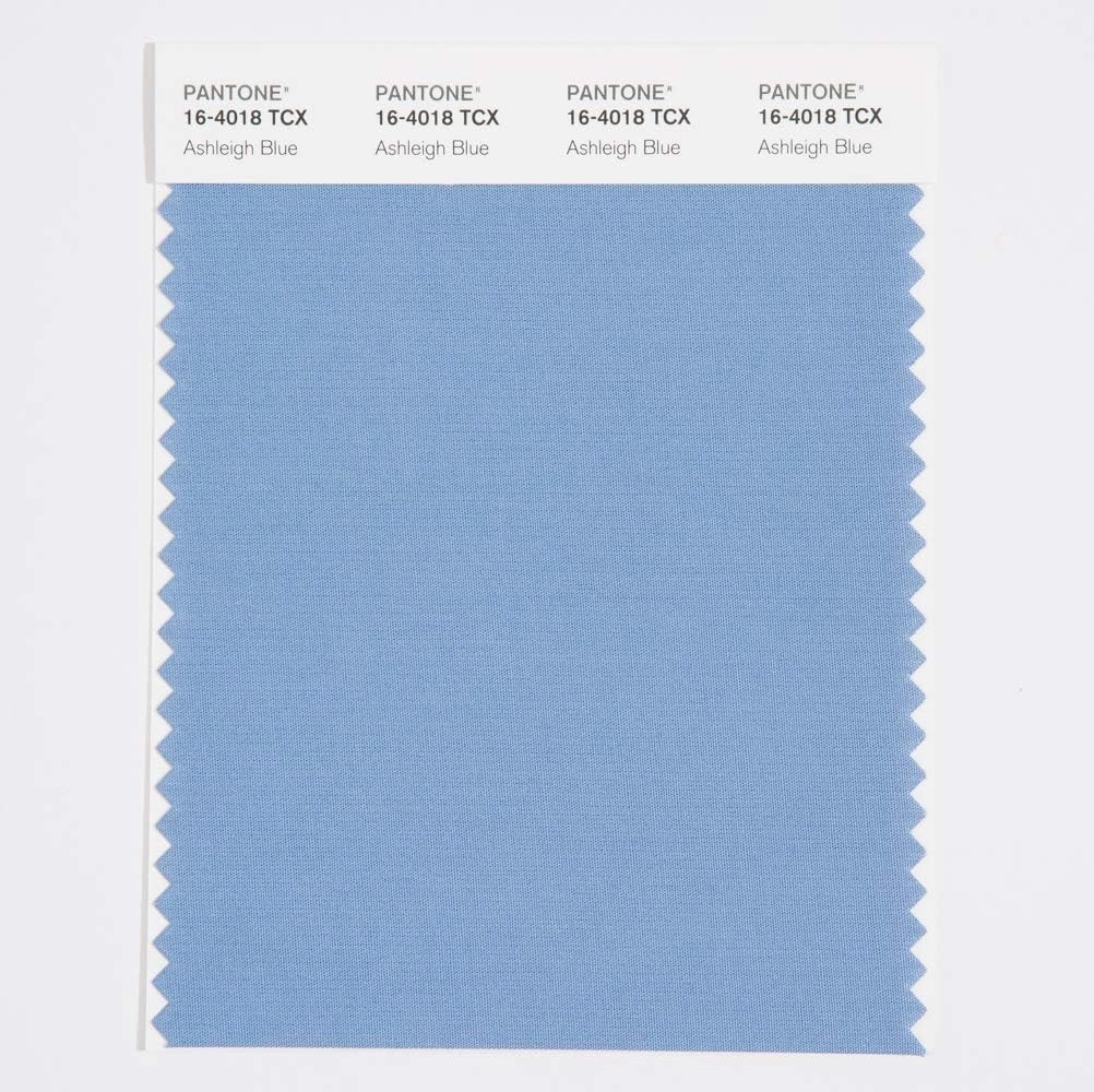 Pantone Cotton Swatch Card Color Standard, Color # 16-4018, Ashleigh Blue