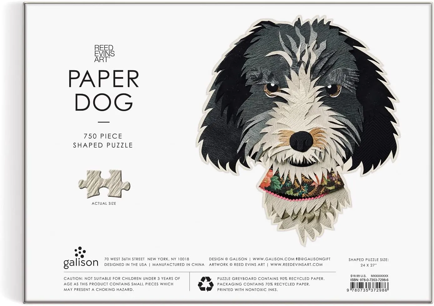 Paper Dog Puzzle