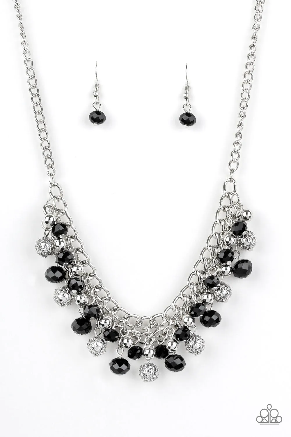 Party Spree - Black Necklace