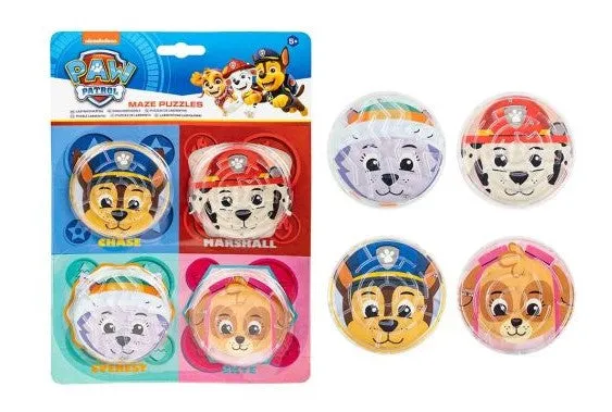 Paw Patrol Mini Maze Puzzles (Pack of 4)