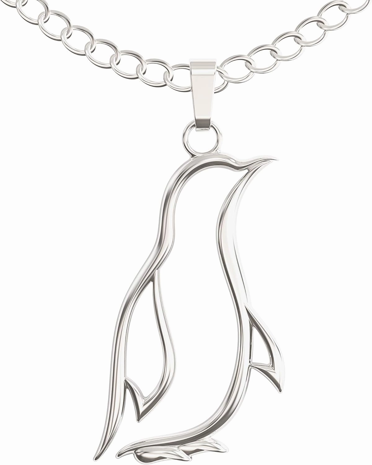 Penguin Necklace Gift For Girls – Happy Penguin Pendant Charm With Funny Gift Card “Stay Cool & Waddle Your Own Way”