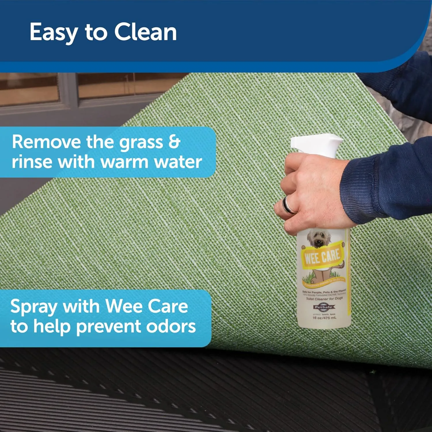 PetSafe Pet Loo Pet Potty Replacement Grass - Medium - Easy to Clean