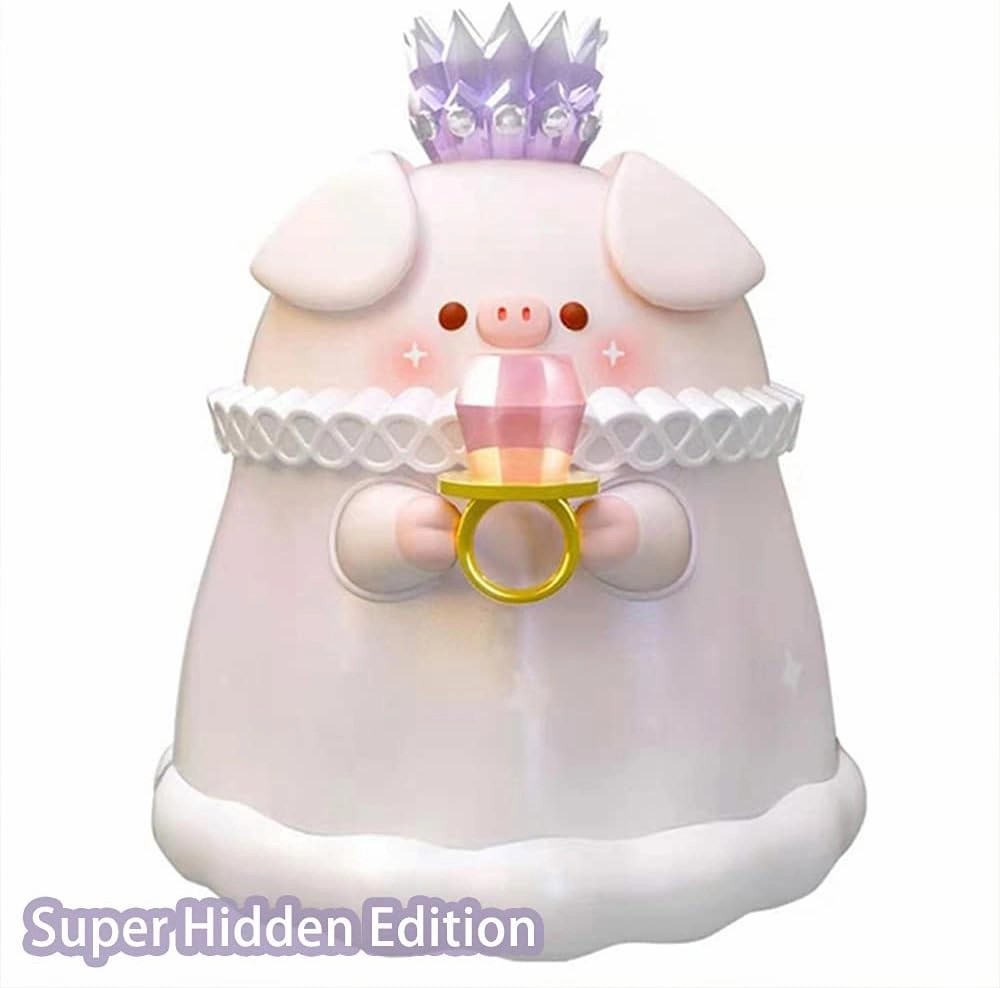 Piko Pig Dessert Series Blind Box Toys for Girls Kawaii Figures Action Cute Model Birthday Gift Guess Blind Bag Random Collection Toys Collectible Desktop Ornaments（2 Pack）