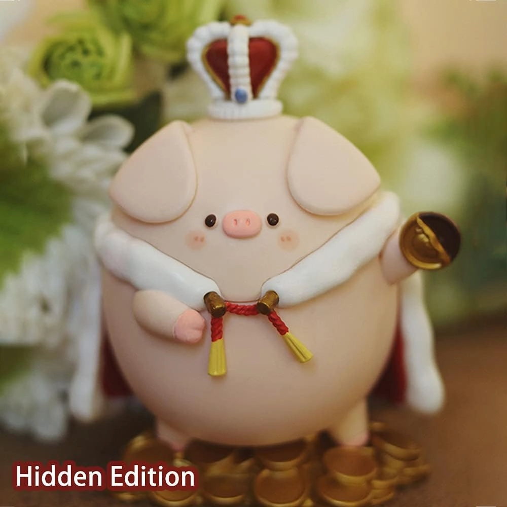 Piko Pig Dessert Series Blind Box Toys for Girls Kawaii Figures Action Cute Model Birthday Gift Guess Blind Bag Random Collection Toys Collectible Desktop Ornaments（2 Pack）