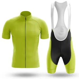 Plain Green Cycling Jersey Set