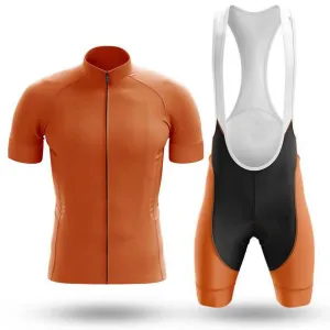 Plain Orange Cycling Jersey Set