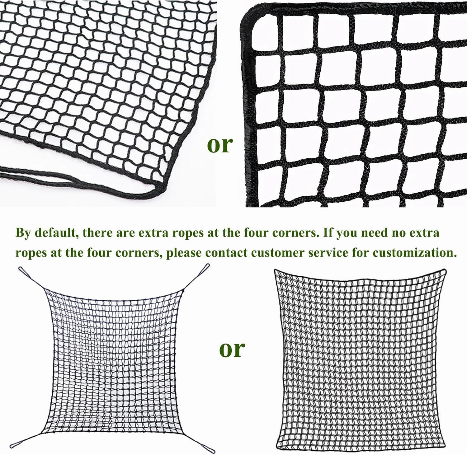 Playground Rope Net Kids Safety Net,Balcony Stair Railing Guard,Toy Sports Equipment Barrier Mesh Anti-Fall Rope Netting,Knotless Polyester Cargo Net(Size:9.8x9.8ft,Multicolor)