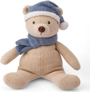 Plush Polar Bear Toy Stuffed Animal Organic Cotton Baby Plush Animal, 8" Stuffed Toy Soft Cuddly Toy for Babies and Toddlers