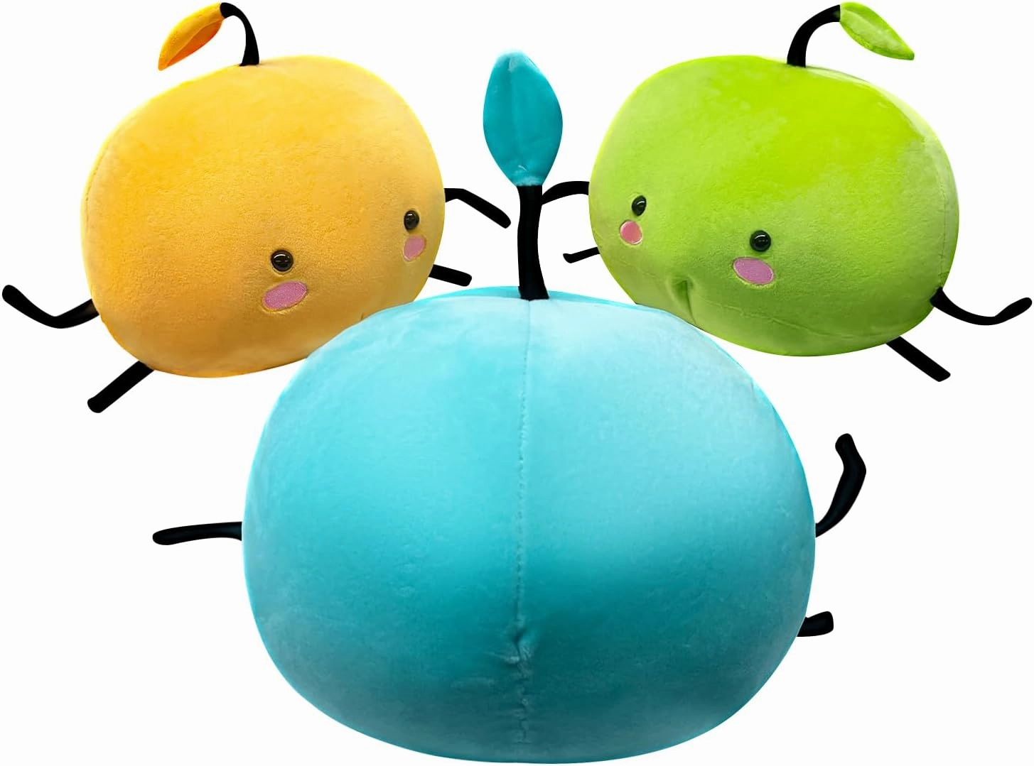 Plush Toy Cute Plush Plushies Stuffed Pillow Game Soft Plush Doll Decor Best Gift Kids (Yellow)