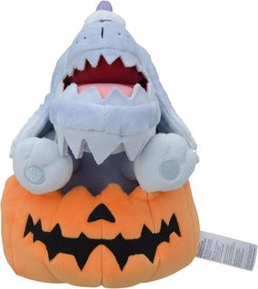 Pokemon Center: Pokemon Tricks & Treats 2023: Greavard Wearing Houndstone Pumpkin Plush - 8 ¾ in.