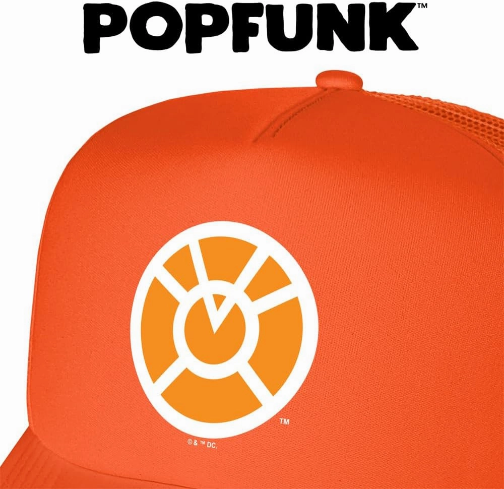 Popfunk Official Green Lantern Blackest Night Foam Snapback Trucker Hat - Unisex for Men and Women