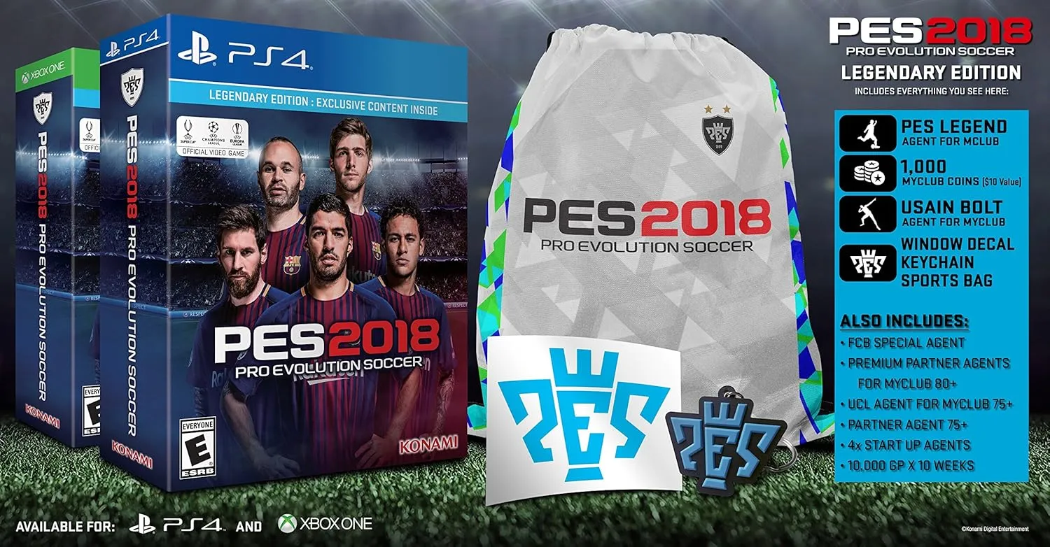 Pro Evolution Soccer 2018: Legendary Edition - Playstation 4