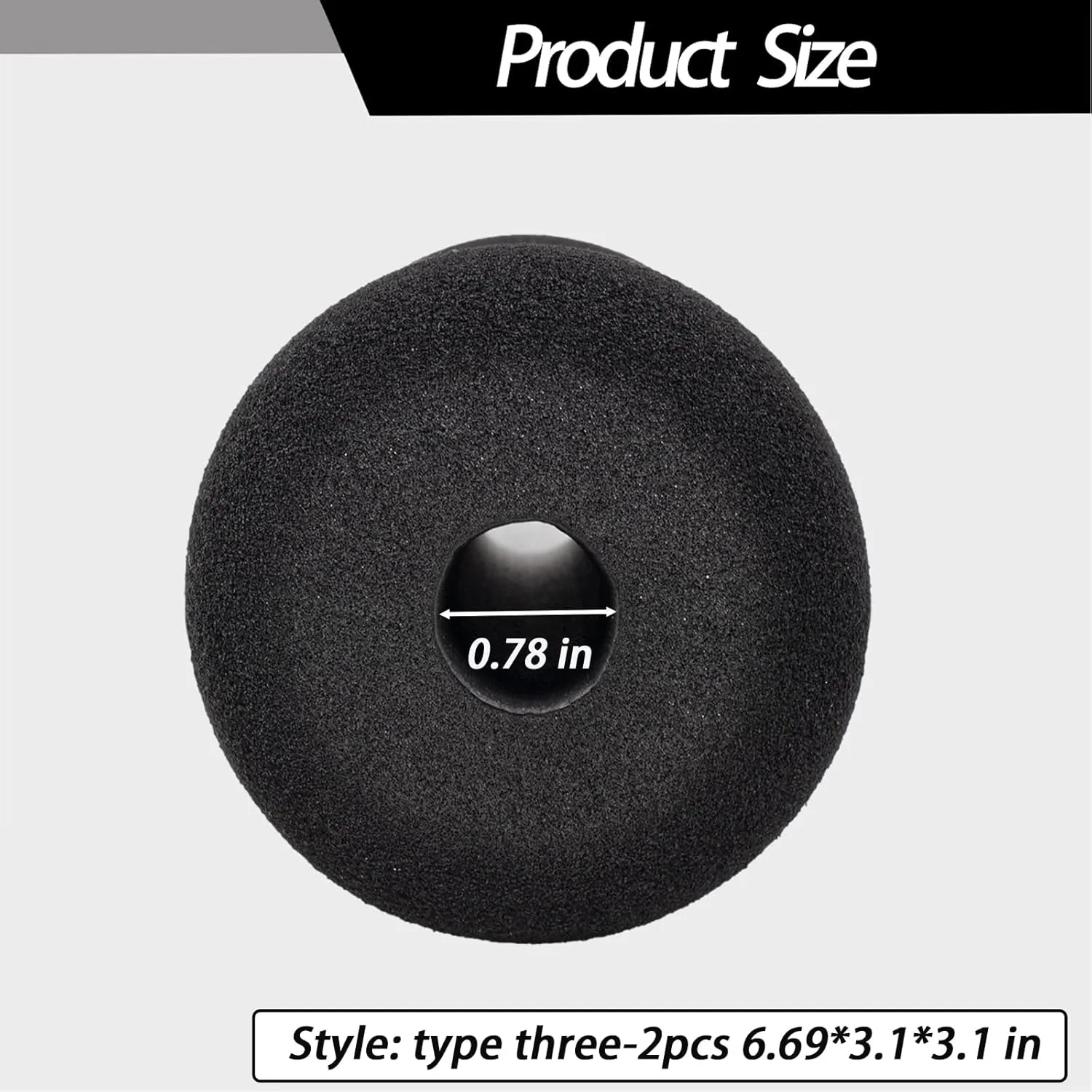 Protective Pads Cushion (6.69 * 3.1 * 3.1 in), Soft Foam Padding Sponge Rollers for for Exercise Equipment Workout Machine-Sit ups, Barbell Bench