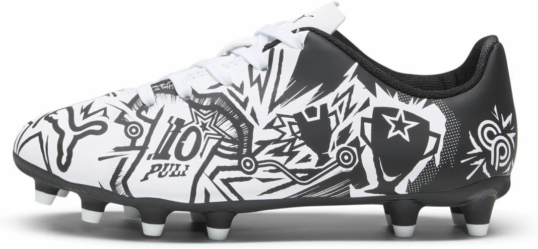 PUMA Unisex-Child Tacto Christian Pulisic Firm, Artificial Ground Soccer Cleats Sneaker