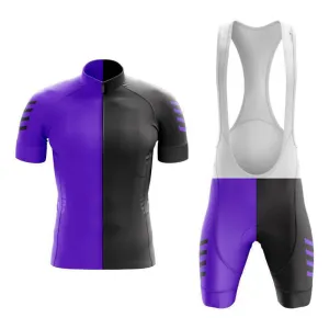 Purple Split Cycling Jersey Set
