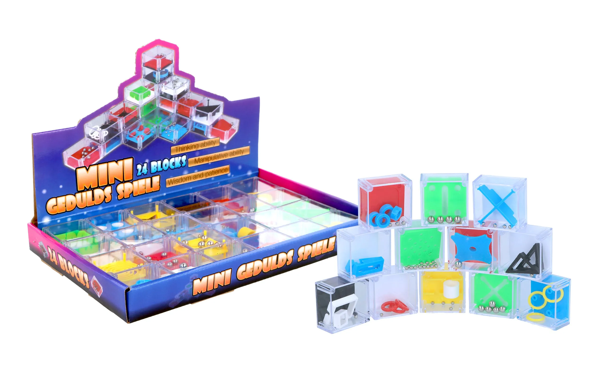 Puzzle Ball Cubes 3D 24 Assorted Designs