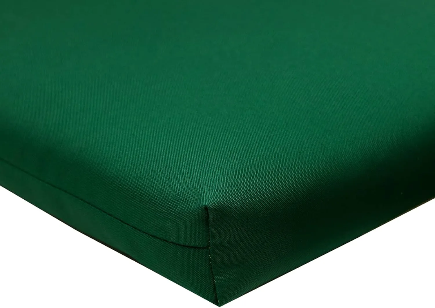 QILLOWAY Outdoor Indoor Chair Pads,Seat Cushions, Square Foam Dining Chair Patio Cushion Set of 4, All Weather, 17" Lx17 Wx3 D (Mallard/Forest Green)