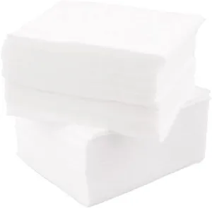 Qtqgoitem 100 Pcs White Soft Rectangle 5 x 6cm Cosmetic Cotton Pads (Model: 80f 407 e74 763 654)