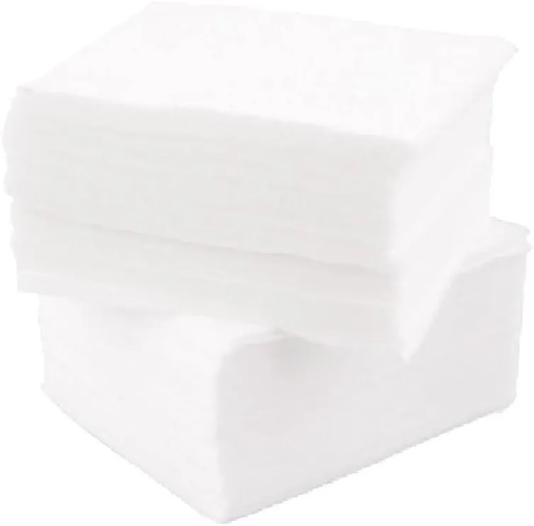 Qtqgoitem 100 Pcs White Soft Rectangle 5 x 6cm Cosmetic Cotton Pads (Model: 80f 407 e74 763 654)