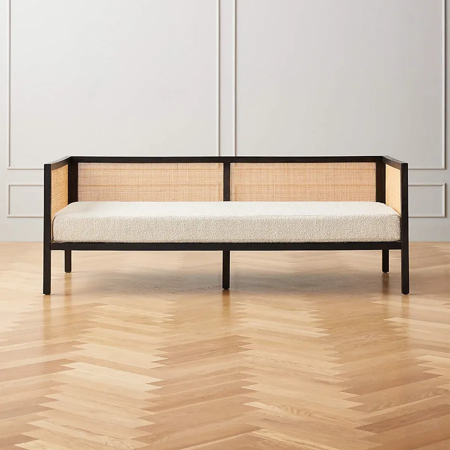 Rattan Black DayBed Black