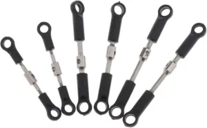 Rc Connecting Rod Tie Rod for Wltoys 144001-1287 1288 1289 1/14 Metal Linkage Pull Rod Set RC Car Tracked Vehicles Parts and Accessories Upgrades Replacement Use