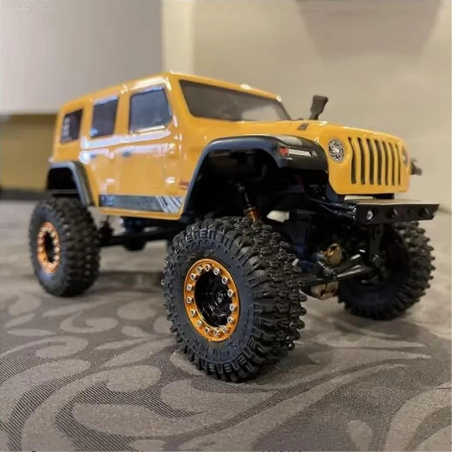 RC Wheel Tire Compatible with Axial for SCX24 90081 Upgrade Tyres 1/24 RC Crawler Car 4PCS 1.0" Soft Rubber All for Terrain Wheel Tires 50 * 20/54 * 23mm(B)