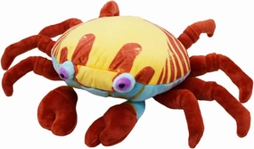 Realistic Sally Lightfoot Crab Stuffed Animal Plush Toy, Lifelike Animal Plushies, Simulation Animals Super Soft Stuffed Toy