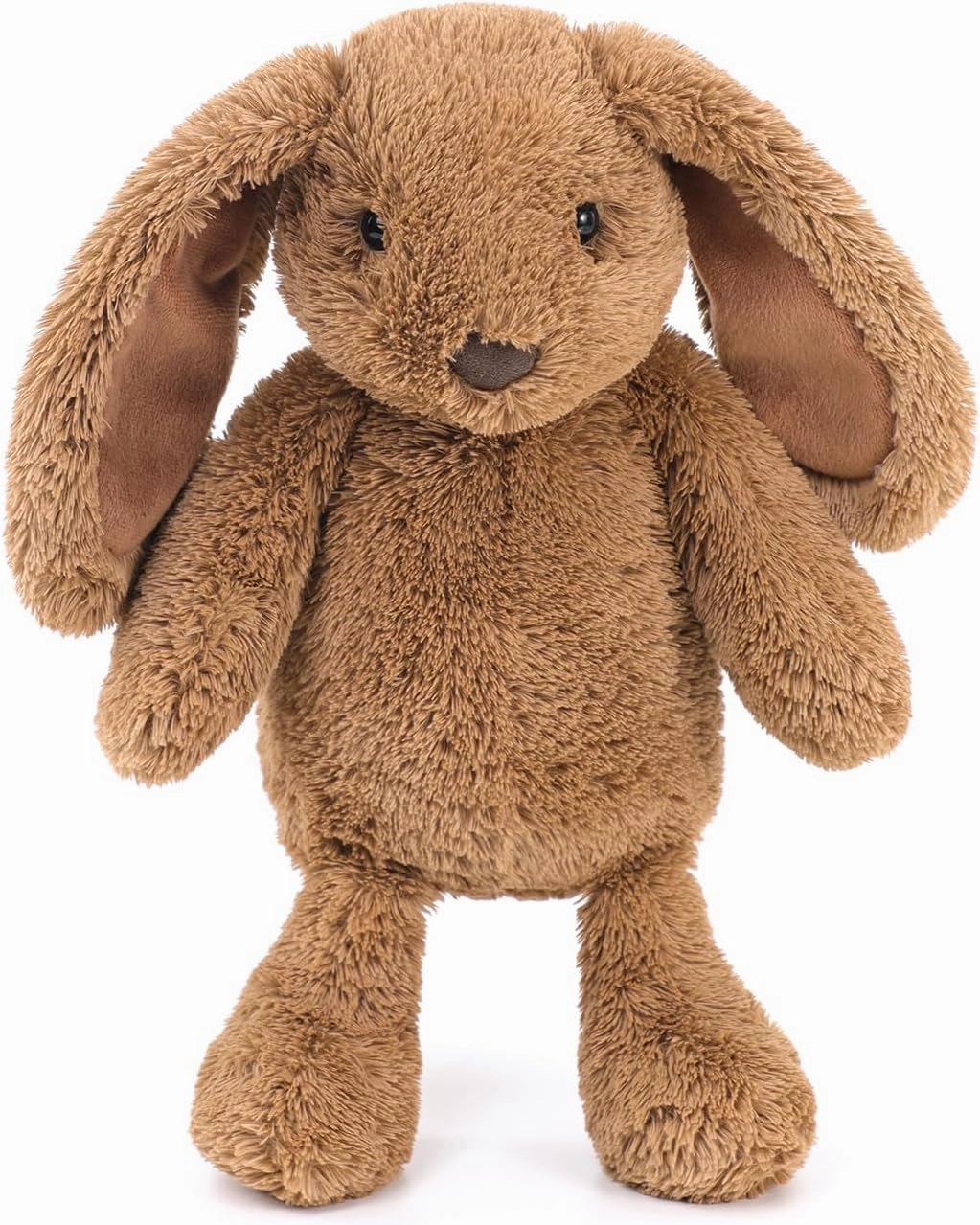 RECUR Plush Rabbit Stuffed Animal Toy,Soft Plushie Brown Rabbit,12 Inches,Adorable Gift for All Ages