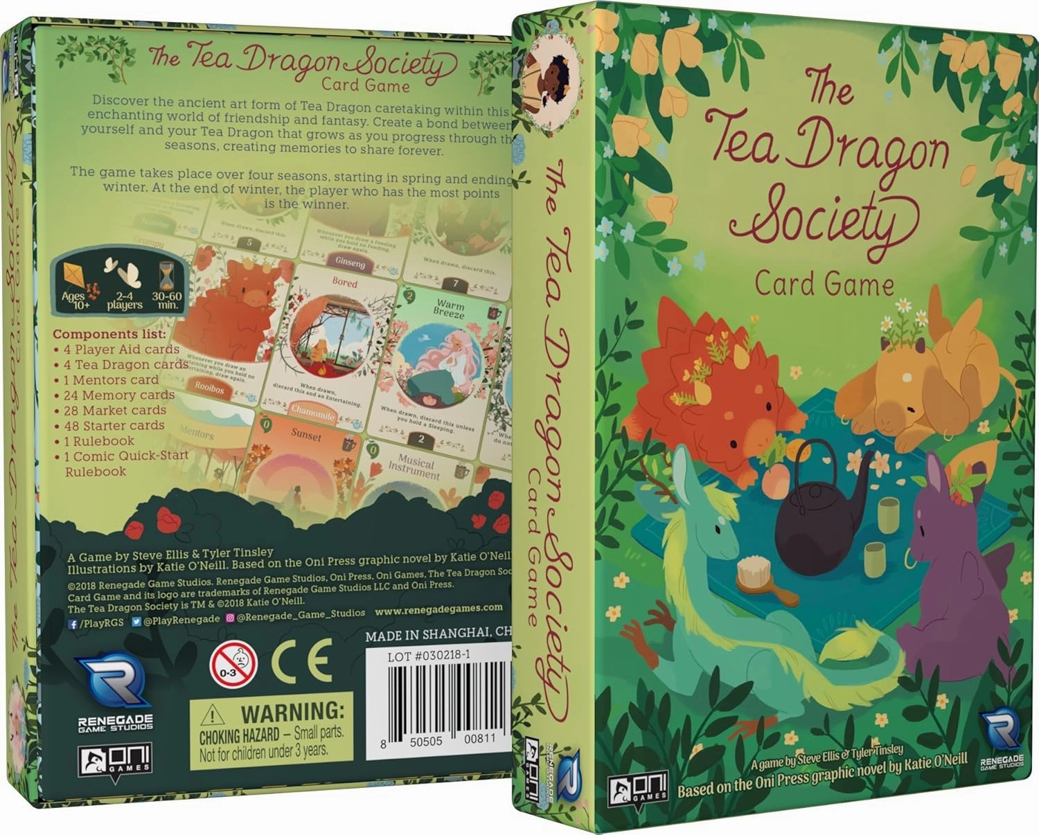 Renegade Game Studios The Tea Dragon Society Card Game 2-4 Players Ages 10 and up 30-60 Minutes Perfect for Families
