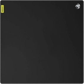 ROCCAT Sense Pro Square PC Gaming Mousepad, Non Slip Rubber Back, Speed Military-Grade Fabric with Low-Profile Stitched Edges, Durable Computer Desk Mat, Square, Black