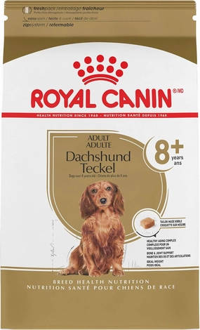 Royal Canin Breed Health Nutrition Dachshund Teckel 8  Adult Dry Dog Food, 3 lb bag