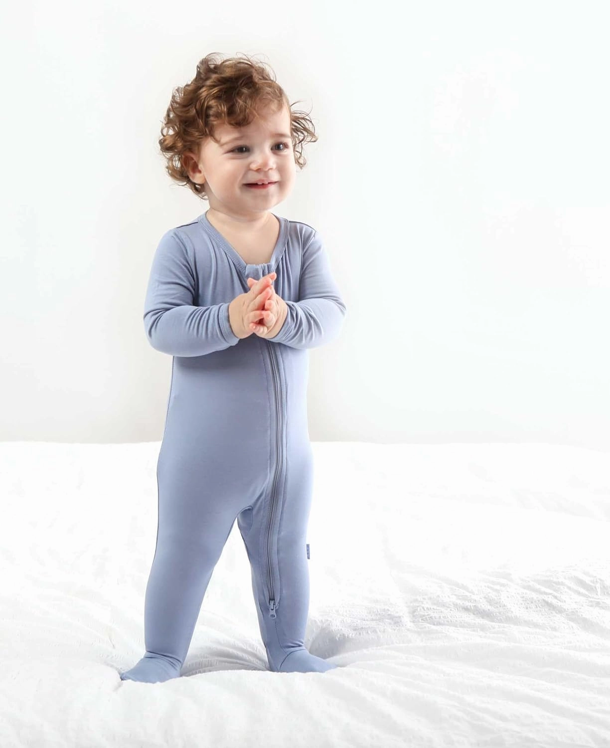RRP Unisex Baby Footies Pajamas,Rayon Derived From Bamboo,Buttery Soft Sleep 'N Play PJs,2-Way Zipper Closure,0-18 Months