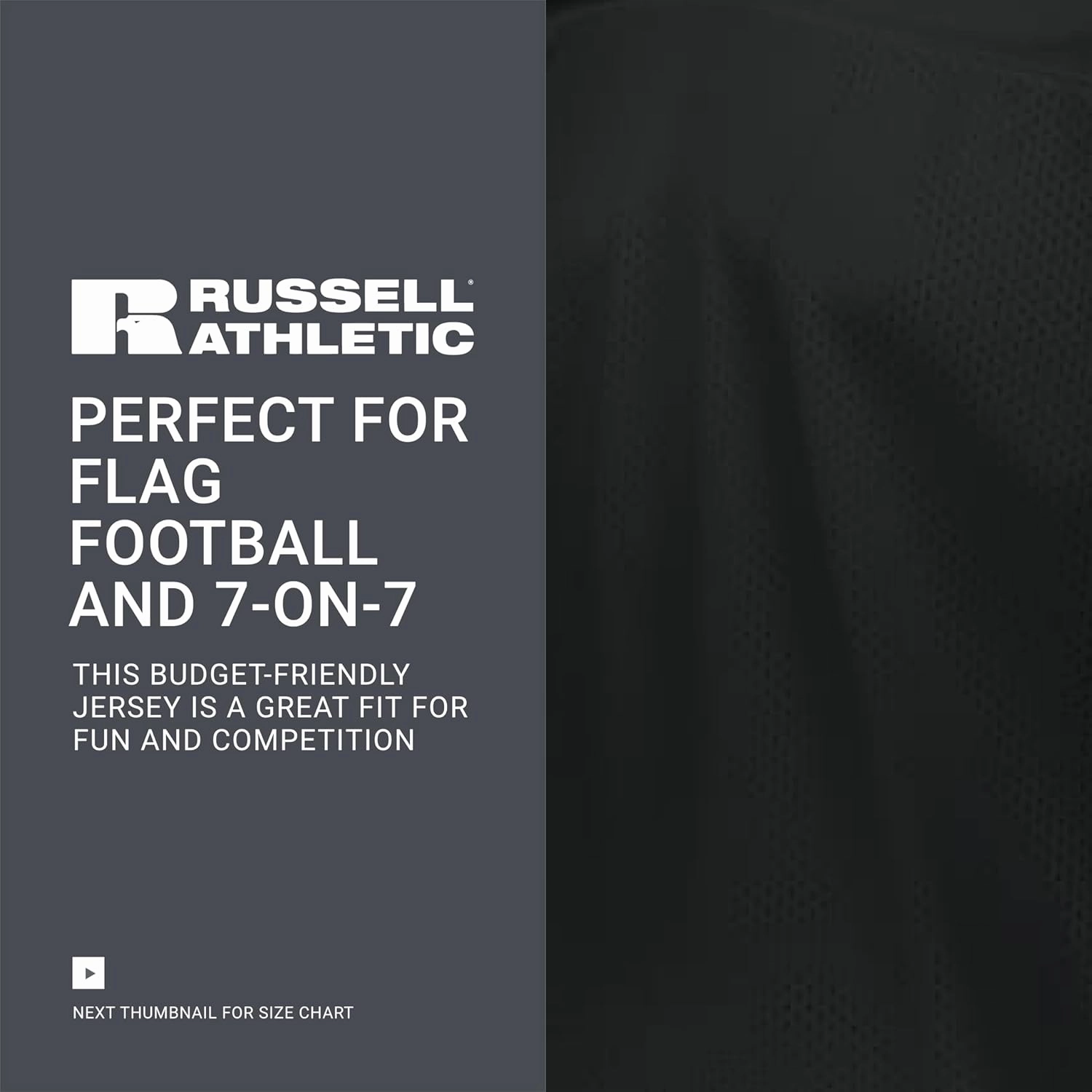 Russell Athletic Boy's Youth Solid Flag Perfect Practice, High-Performance Football Jerseys